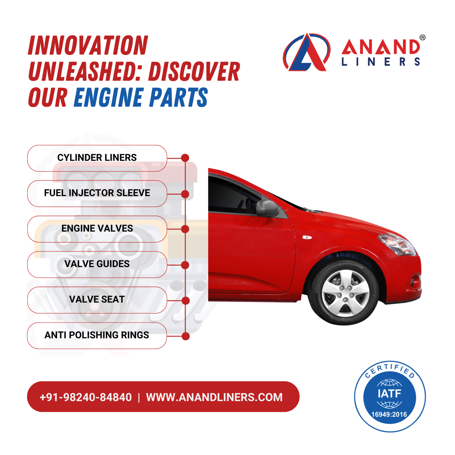 Engine Parts Manufacturer, Anand Liners