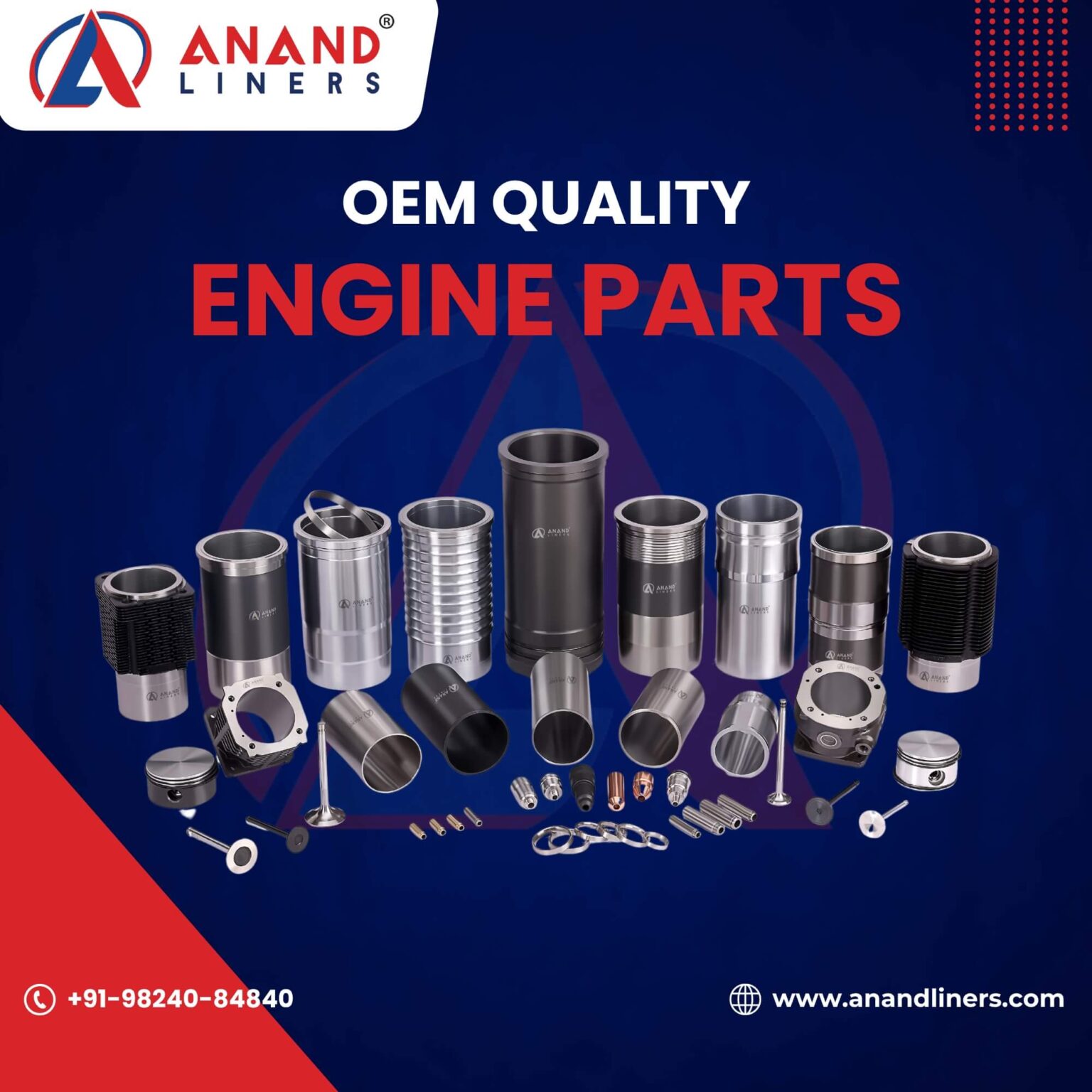 OEM Quality Engine Parts Manufacturer, Anand Liners