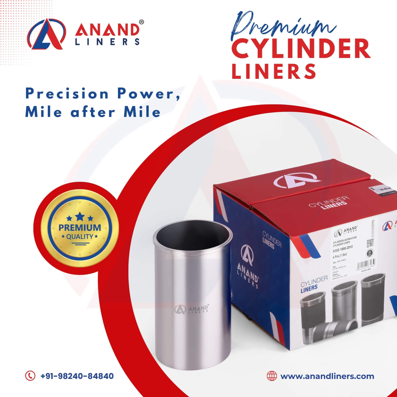 Premium Cylinder Liners Manufacturer, Anand Liners